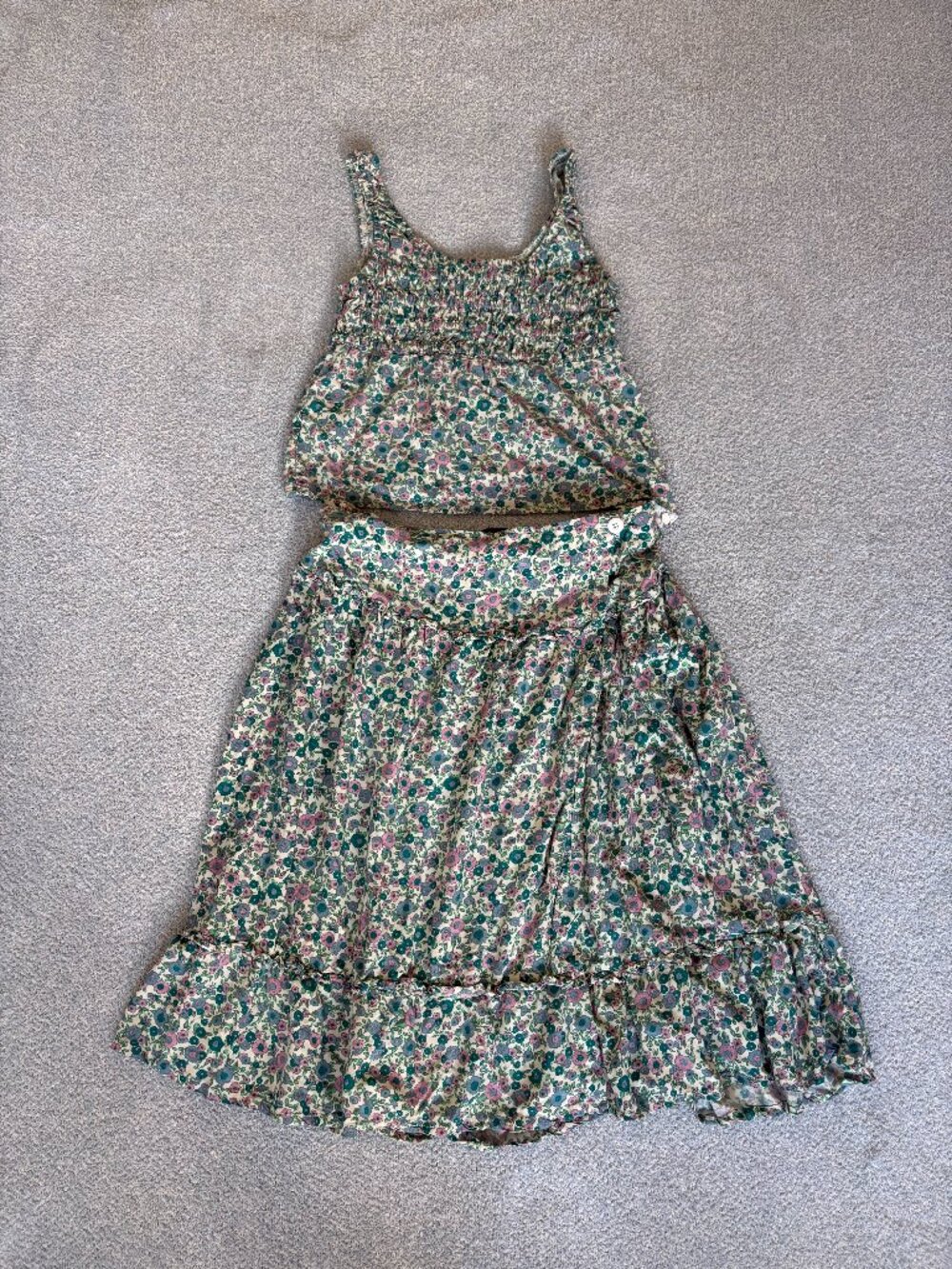 Motel Rocks Floral Skirt Set | Size M